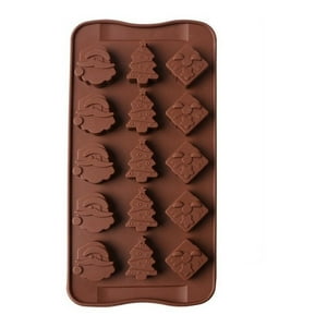Genérico - Moldes De Chocolate Molde De Silicona Molde Galleta Navidad
