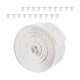thumbnail image 2 of Correa de vinilo para silla, correas de repuesto para muebles de terraza y jardín, fabricadas en PVC, fáciles de instalar (hazlo tú mismo). Ahorra en sillas Rasis de exterior. Blanco, 2 of 5