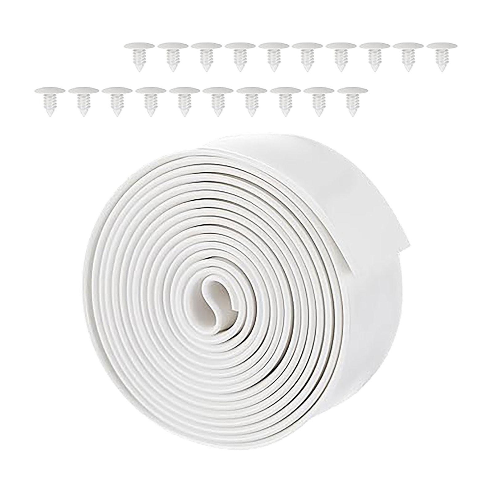 Magideal - Correas De Vinilo Para Reparación De Sillas De Patio, 5 Cm X 20 Pies, Accesorios Multifuncionales Prácticos Para Muebles Del Hogar. Blanco
