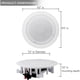 thumbnail image 2 of Parlantes Pyle 6.5 Bluetooth 200W Empotrables Techo, 2 of 3