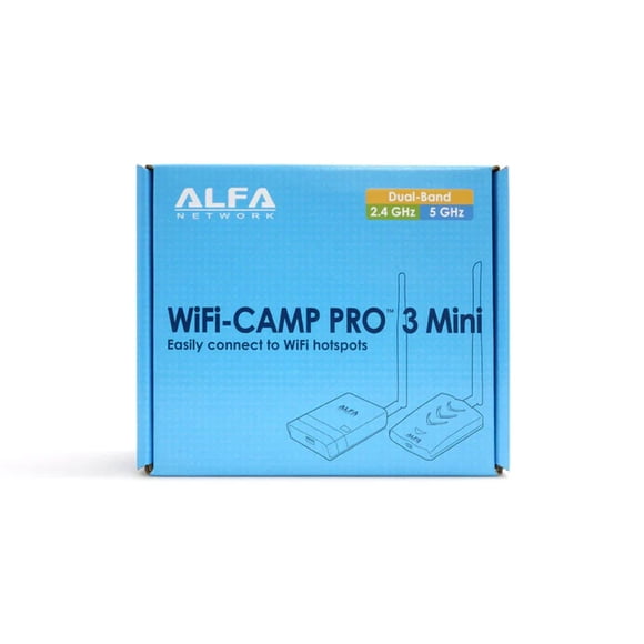 Extensor Wi‑Fi ALFA Network Camp Pro3 Mini de doble banda