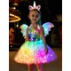 thumbnail image 1 of Disfraz de unicornio SHINYOU con iluminación LED para niñas de 7 a 8 años, 1 of 8