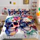 thumbnail image 1 of Skull Flower Skeleton Bedding Set Duvet Cover Set3-Piece Bedding Set, 1 of 5