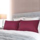 thumbnail image 1 of PiccoCasa Fundas de Almohada de Microfibra Suave Juego de 2 Fundas de Almohada King Vino 20"x36", 1 of 7