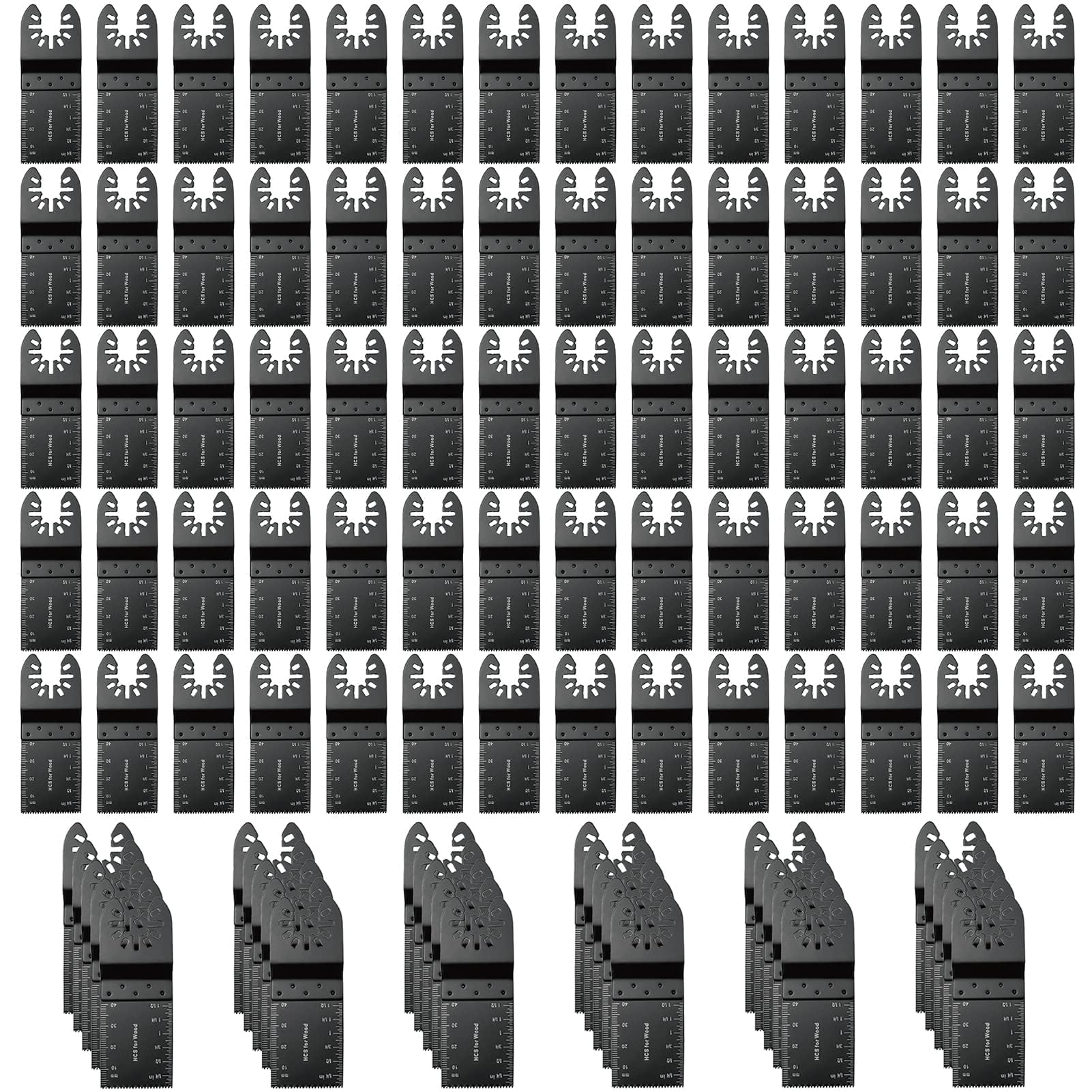 Cuchillas Oscilantes Para Herramientas Trivdpro, Multiherramienta Para Madera, 100 Piezas