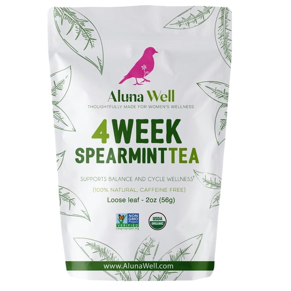 Té Aluna Well de Hojas Sueltas de Menta Verde Orgánico 56 g