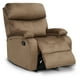 thumbnail image 1 of Berger Reclinable Milan Terciopelo Café, 1 of 8