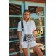 thumbnail image 5 of Bandolera FEIBOON Spacious a cuadros de nylon para mujer, 5 of 6