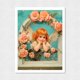 thumbnail image 1 of Cuadro Decorativo 21x30 Infantil Ángel Niña Portal de Rosas, 1 of 2