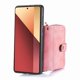 thumbnail image 5 of Funda Tipo Cartera con Correa Cruzada para Xiaomi Redmi Note 13 Pro 4G Protección Contra Golpes Rosa, 5 of 6