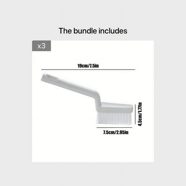 1pc, Multipurpose Bathroom Tile Floor Gap Cleaning Brush, Window Groove Cleaning Brush, Convenient Household Corner Cleaning Tools