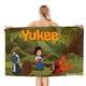thumbnail image 1 of Yukee Toalla de playa de secado rápido con diseño temático, regalo para mujeres y niñas, ideal para cumpleaños, fans, amantes de la música, uso en la playa o al aire libre, 78 × 160 cm, 1 of 6