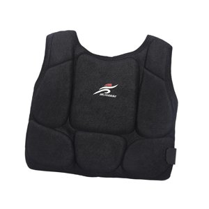Magideal - Protector De Pecho De Karate, Protector Corporal, Protección Del Vientre, Chaleco Protector De Taekwondo, Protector De Costillas Para Entrenamiento De 34X32Cm