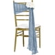 thumbnail image 1 of Xiao Hua Correas para Respaldo de Asiento Azul Oscuro -2 Piezas, Cinturón de Silla Preatado de 108.27 X 15.75 Pulgadas, Adecuado para Jardín Exterior, Boda, Playa, Ceremonia, Decoración de Silla de, 1 of 5