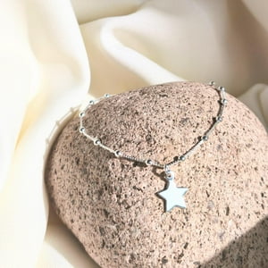 Bendito Amor - Pulsera De Plata Veneciana Estrella