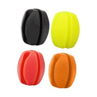 Magideal - 4 Piezas De Soporte Para Caña De Pescar, Bola Fija, Correas Para Caña De Pescar, Lazos Para Línea De Pesca, Sujetador Para Caña, Protección Para Caña,