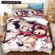 thumbnail image 1 of Printed Anime Angels of Death Bedding Set Duvet Covers Pillowcases One Piece Comforter Bedding Sets Bedclothes Home Textiles Bed Sheets, 1 of 5