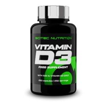 Scitec Nutrition - Vitamina D3 (12,5 Ug.) 250 Cápsulas
