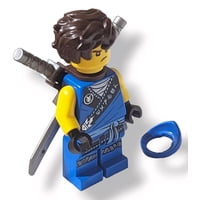 Minifigura Lego Legacy Jay Blue Ninja Con Katanas 71735 A Partir De 8 Años
