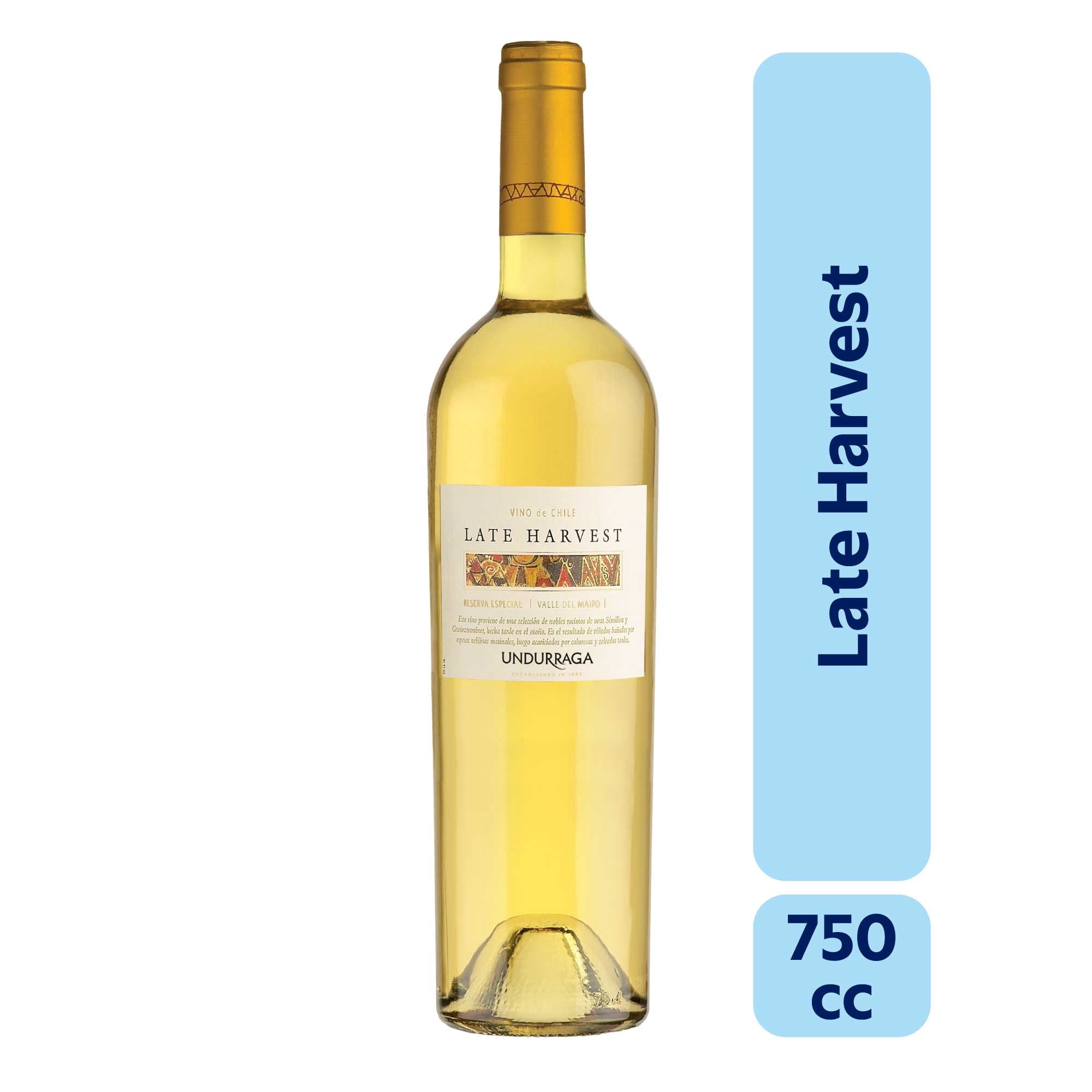 Vino Late Harvest Botella 750 cc Undurraga