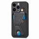 thumbnail image 4 of Funda Resistente para iPhone 15 Pro Max con Tarjetero y Soporte, Diseño Magnético Negro, 4 of 5