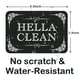 thumbnail image 5 of Letrero magnético para lavavajillas Clean & Dirty QMMD Hella Clean & Dirty, 5 of 7
