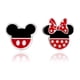 thumbnail image 1 of Pendientes Disney que no coinciden con Mickey y Minnie Mouse para niñas, 1 of 3