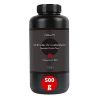 Creality - Resina 3D Rojo Transparente Para Impresoras 3D 500G | Resinas