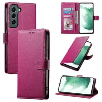 Funda Para Foxdock Samsung Galaxy S22 – Cuero Premium, 3 Ranuras Para Tarjetas, Protección Contra Impactos