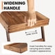thumbnail image 3 of Bandeja plegable Taxenxar extra grande de madera de acacia, 3 of 7