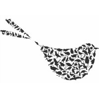 Rienda Libre Graphics - Decomural Bird Design Owl Flamingo Parrot Ws-18010