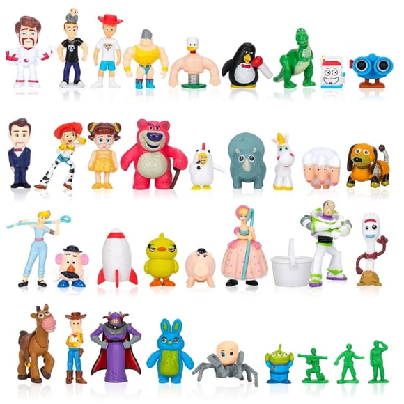 Set de 36 figuras de acción mini USHJNV, juguetes de 3 a 5 cm (1,2 a 2")
