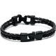 thumbnail image 1 of Pulsera cuero negro hombre juvenil 18.7cm, 1 of 3