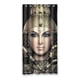 thumbnail image 1 of Cortina de ducha opaca 3D con diseño de Cleopatra para baño, con ganchos, tamaño 36 x 72 pulgadas, 1 of 3