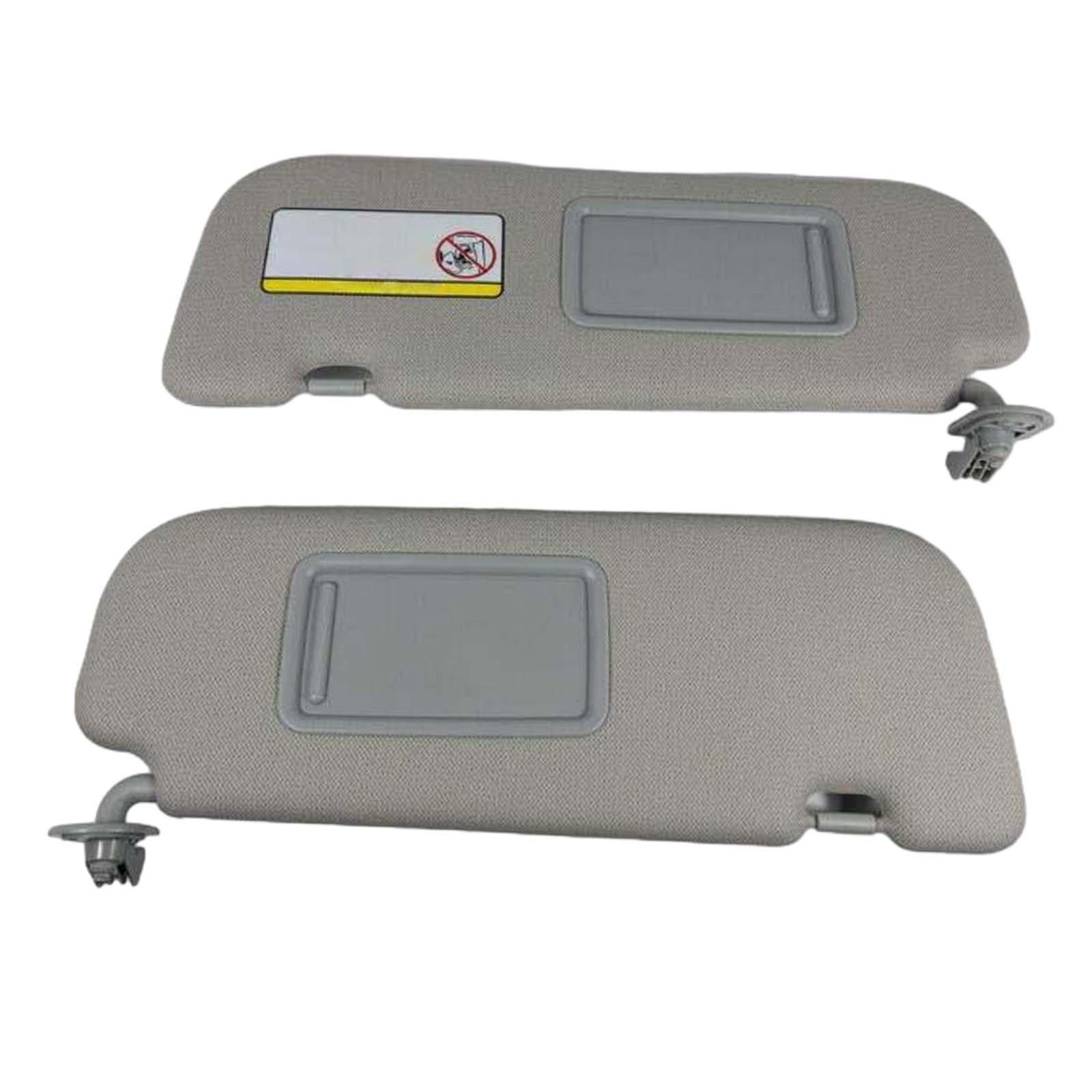 Magideal - 2 Piezas De Parasol Gris 85210-2V130-Tx 85220-2V140-Tx Reemplaza El Lado Izquierdo Derecho De Los Accesorios Para Vehículos Professional