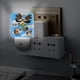 thumbnail image 5 of Augie Doggie y Papi Doggie Luz nocturna LED con sensor de anochecer a amanecer para dormitorio, baño, pasillo, escaleras - Lámpara LED nocturna de enchufe, 0.5W - 1 pieza, 5 of 6