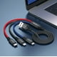 thumbnail image 3 of Cable USB a iP+Tipo C+Micro 2A HOCO X76, 3 of 4