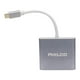 thumbnail image 1 of Adaptador 3 En 1 USB C A HDMI USB 3.0 USB C Gris, 1 of 4