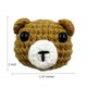 thumbnail image 5 of Osito tejido a crochet con mensaje de amor y abrazo hecho a mano, 5 of 7