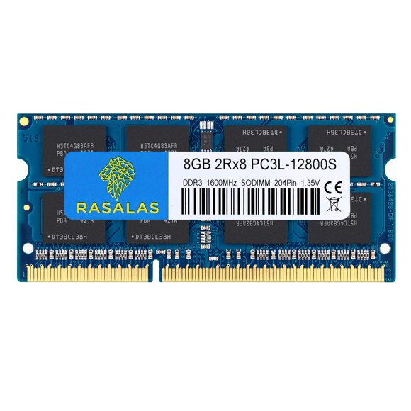 Memoria RAM para Portátil Rasalas 8 GB DDR3L 1600 MHz PC3L‑12800S