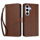 thumbnail image 3 of Funda Cartera Trébol para Samsung Galaxy S24 FE con Ranuras Tarjetas y Carga Inalámbrica Marrón, 3 of 6
