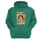 thumbnail image 1 of Polerón Canguro Luffy Verde Aguamarina Talla S Unisex, 1 of 3