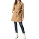 thumbnail image 2 of INSPIRE CHIC Abrigo de Guisante para Mujer con Cuello Peter Pan, Doble Botonadura, Bolsillo Inclinado, Botones Abajo, Abrigos de Invierno con Cinturón S Caqui, 2 of 6