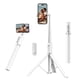 thumbnail image 1 of Trípode para selfies ATUMTEK 55 con control remoto Bluetooth, color blanco, 1 of 8