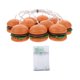 thumbnail image 4 of Guirnalda De Luces LED Creativas, Impermeables, 2 M, 10 LED, Para Aniversario, Fiesta, Boda, Hamburguesa, 4 of 5