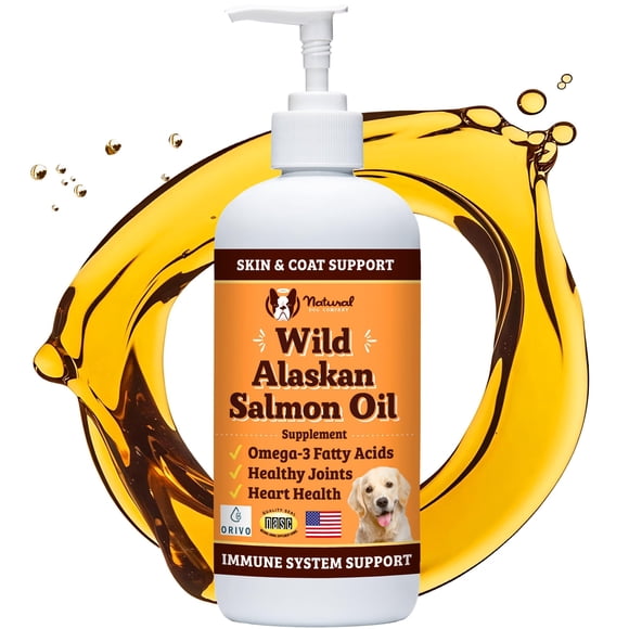 Suplemento de aceite de salmón Natural Dog Company para perros 946 ml