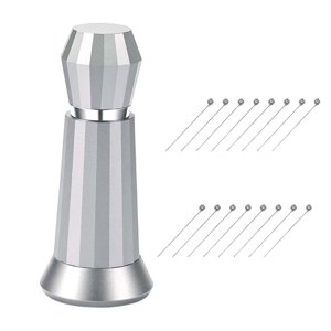 Bothyi - Agitador De Café Distribución Manual Herramienta Para Agitar Café Regalos De Cumpleaños Plata 2 Juegos De Agujas