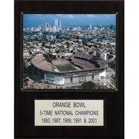 Placa C&I Collectables Ncaa Football Orange Bowl Stadium