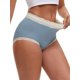 thumbnail image 4 of INSPIRE CHIC Braguitas de Encaje de Cintura Alta para Mujer, Ropa Interior de Algodón de Cobertura Completa, Talla L Azul Oscuro, 4 of 4