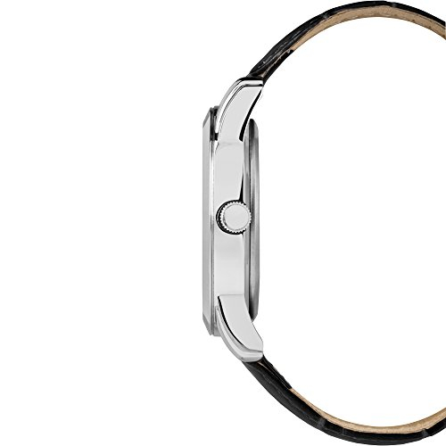 Timex Tw2R86600 Reloj Clásico De 39 Mm Para Hombre, Correa De Piel Con Patrón De Cocodrilo